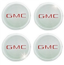 70s 80s 90s Gmc Rally Rim Wheel Center Cap Logo Metal Emblem Decal New Nos 4