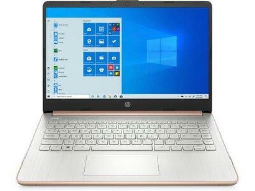 Notebook HP 14-dq0070nr 14" HD, Intel Celeron N4020,4 GB RAM, 64 GB eMMC, 47X82UA#ABA - Imagen 1 de 6