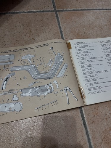 CATALOGO PARTI DI RICAMBIO ORIGINALE 1979 PIAGGIO SI - Foto 2 di 2