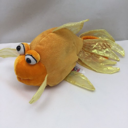 Fantail Goldfish Orange Yellow Ganz Webkinz HM218 Plush 11"Lovey Toy No Code - Picture 3 of 7