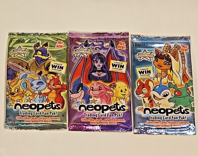 Enterplay Neopets Trading Cards Neopets TCG Booster Pack Lot 25 Sealed Fun Packs By Enterplay, New & Collectible 25 Sealed Neopets Fun Packs Enterplay Neopets Trading Cards Neopets TCG Booster Pack Lot 25 Sealed Fun Packs By Enterplay, New & Collectible 25 Sealed Neopets Fun Packs