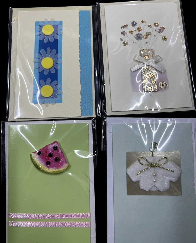 14 NEW Papyrus Fancy Greeting Cards 3D Designs Wedding Baby Birthday Friendship - Image 2 of 4