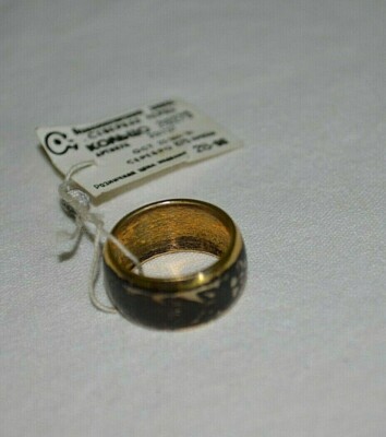 Ring Russischer Ring Punze Stern innen Hammer und Sichel 875 NIELLE  