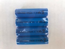 4-Piece Size 14500 AA Lithium Ion LiFePO4 400mAH 3.2V Rechargeable Battery