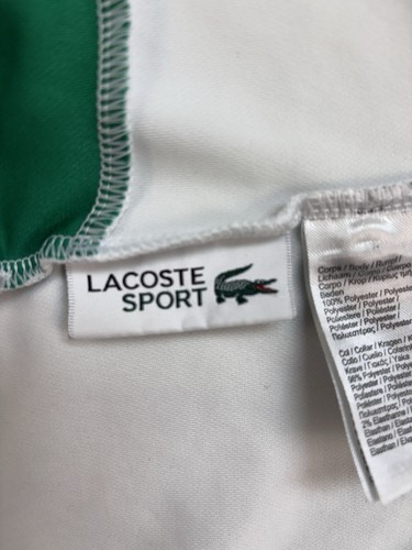 Polo Lacoste Sport Ultra Dry para hombre talla 6 grande EE. UU. ajuste regular multicolor - Imagen 17 de 23