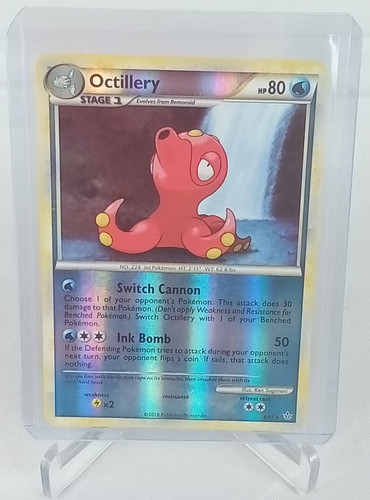 Octillery 6/95 Rare Holo Reverse Pokémon Card 2010