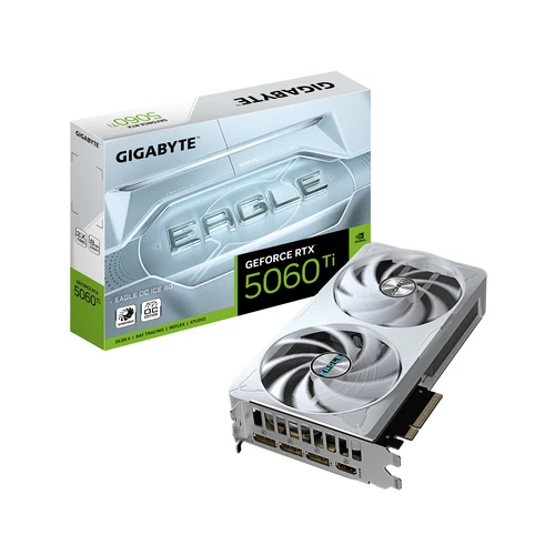 Gigabyte Geforce RTX 5060 Ti Águila Oc Hielo 8G Gráfica – 8GB GDDR7, 128Bit