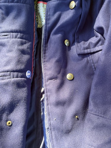 Jessica Simpson ~ Girls Navy Blue Pea Coat ~ Size L 14-16 - Picture 3 of 8