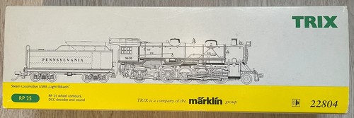 TRIX 22804 Locomotiva PENNSYLVANIA USRA MIKADO 2-8-2 9630 DCC DIGITAL SOUND - Imagen 9 de 12