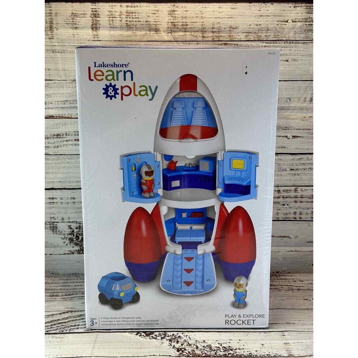 NEW SEALED Lakeshore Learn Play Explore Rocket Space Ship Toy Educational  3+