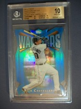 NICK CASTELLANOS 2014 Finest Warriors Diecut Refractors #FWNC RC BGS PRISTINE 10