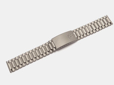 Junghans Faltschließe Titan Uhren Armband Titanum 18mm Grau Watch Strap NOS 