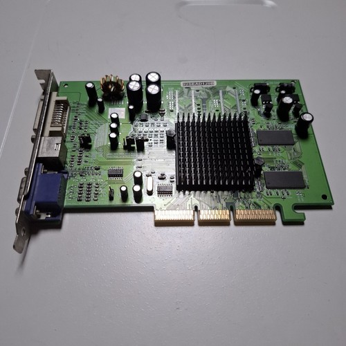Vintage Radeon 9200SE 128MB AGP Retro Pc - Zdjęcie 2 z 5