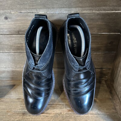 Mens Cole Haan Air Colton Winter Black Leather Ankle Chukka Boots Size 8.5 M GUC Mens Cole Haan Air Colton Winter Black Leather Ankle Chukka  main image 3