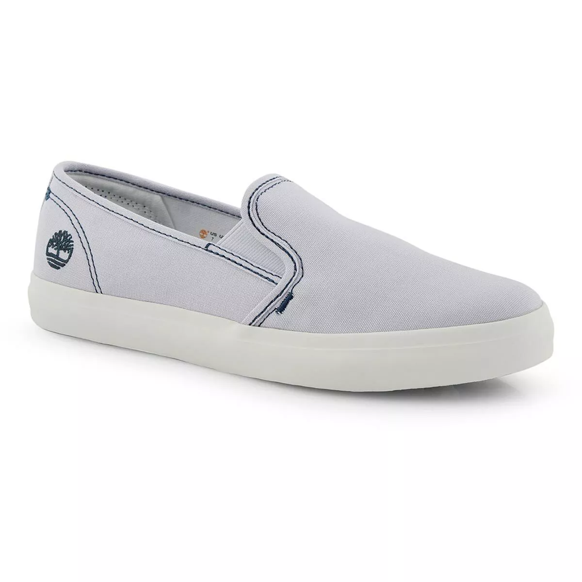 Timberland Women s Newport Bay Slip On Light Blue Canvas Shoes A1WU2 ALL SIZES