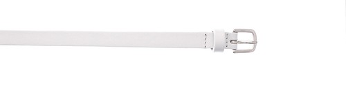 Cinturón Vanzetti 15mm Full Leather Belt W100 Accesorio Blanco Blanco - Imagen 3 de 5