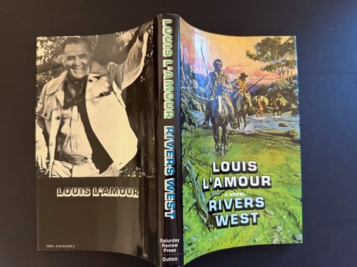 Rivers West, by Louis L'Amour - 1975 - 1st Ed, 1st Printing, Hardcover Book DJ - Picture 3 of 10