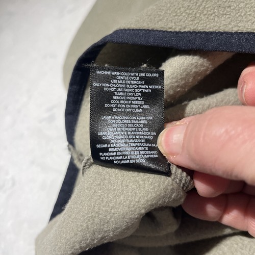 32 DEGREE HEAT Snap Button Olive Green Pullover Fleece Jacket Men's Size L, Soft - Picture 9 of 9