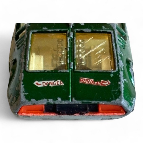 Coche diecast Corgi Whizzwheels Mangusta De Tomaso verde años 70 vintage - Imagen 9 de 20