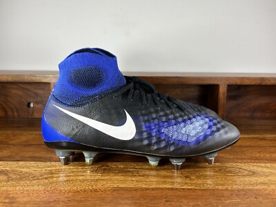 Men's Nike Magista Obra II 2 SG-Pro ACC Black Blue Soccer