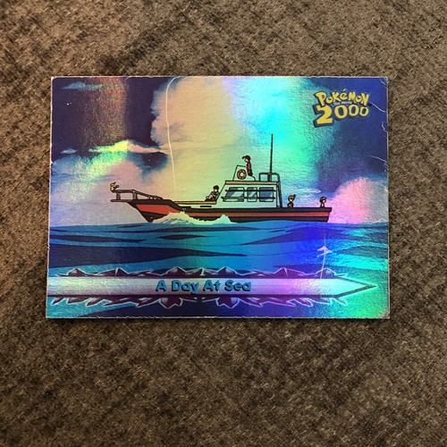 17 A Day At Sea Rainbow Foil Topps Pokémon La Película 2000 Tarjeta - Imagen 2 de 6