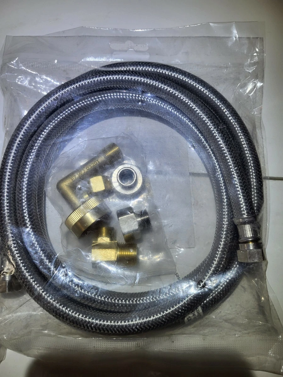 Everbilt 6 ft Stainless Steel Dishwasher Installation Kit New