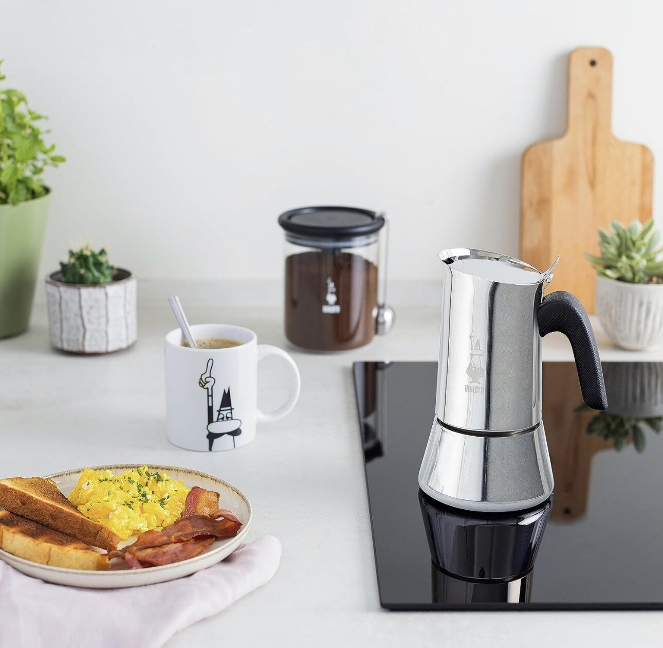 Cafetière italienne Bialetti Venus 4 tasses en acier pour plaque induction - 4