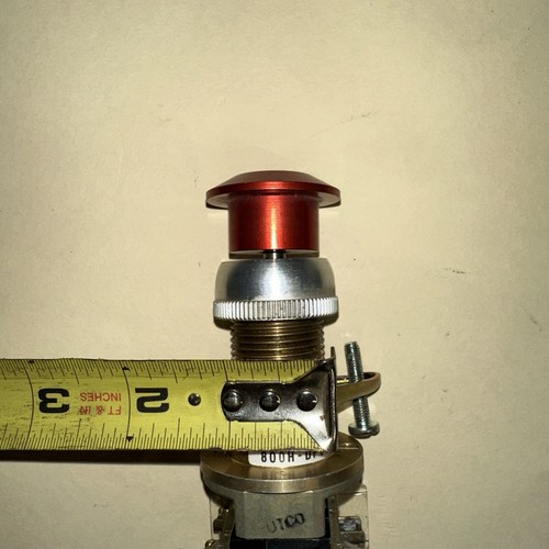Allen Bradley Red Push Button Switch 800H-DP6# Momentary Self Return  - Picture 8 of 8
