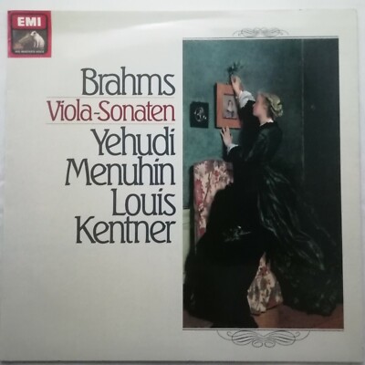 Brahms: Viola Sonatas Op. 120 / Menuhin / Kentner / EMI LP ASD 4039