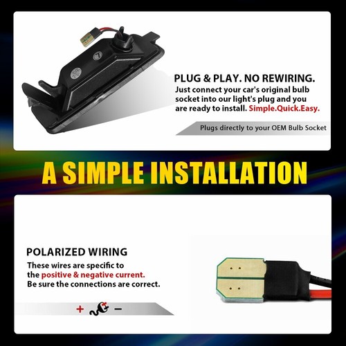 2/4x Front LED Marker Side Indicator Light Lamp For MK5 05-10 Volkswagen Jetta - Bild 9 von 22