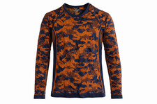 Slalom Kids Camo Long Sleeve Tee  Orange  Size 6/7