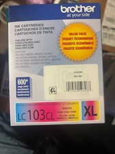 new Brother LC103XL Ink Cartridges Magenta Yellow Blue MCC-J450DW J470DW +