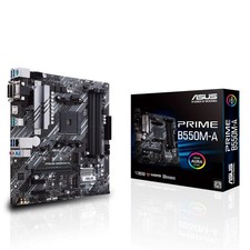 ASUS Prime B550M-A Gaming Mainboard Sockel AM4 (micro ATX, Ryzen, PCIe 4.0, 2x M