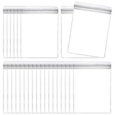 100pcs PVC Jewelry Bags 2.8 x 3.9 Inch for Jewelry Packaging Transparent