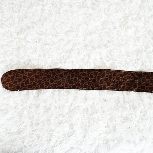 Gucci Interlocking Belt Women Leather Gold Buckle 34 in Used - Picture 5 of 8