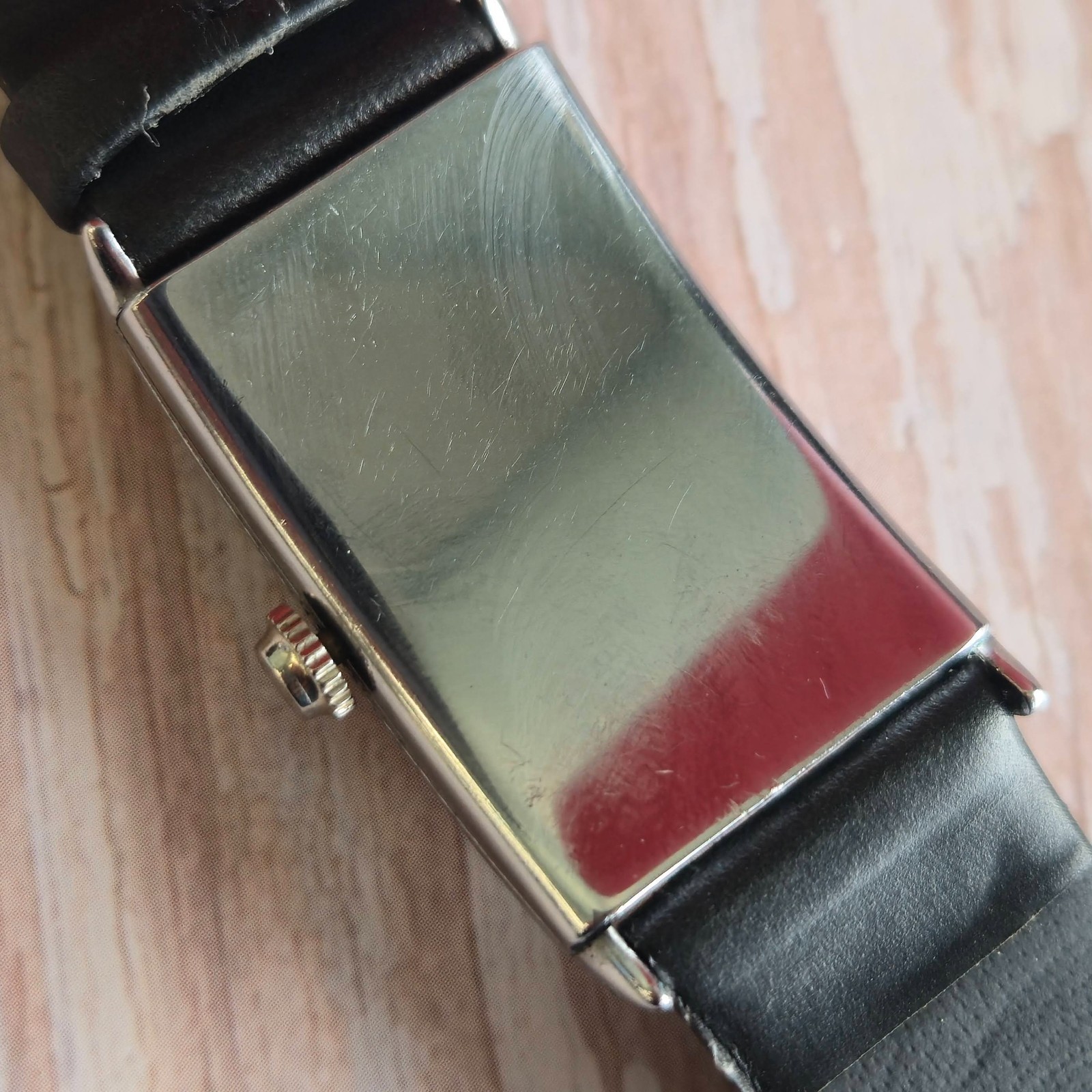 1934 Elgin Art Deco Rectangular Wristwatch 7 Jewe… - image 11