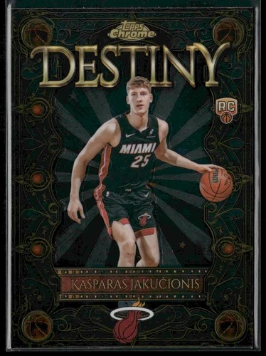 2025 Topps Chrome Kasparas Jakučionis Base (RAW)