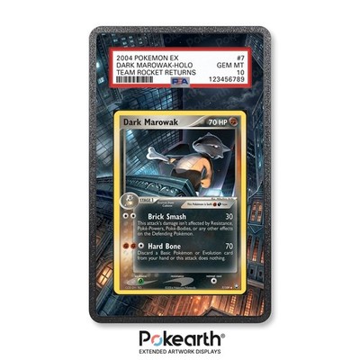 Dark Marowak 7/109 - Extended Artwork Case für Gradekarten