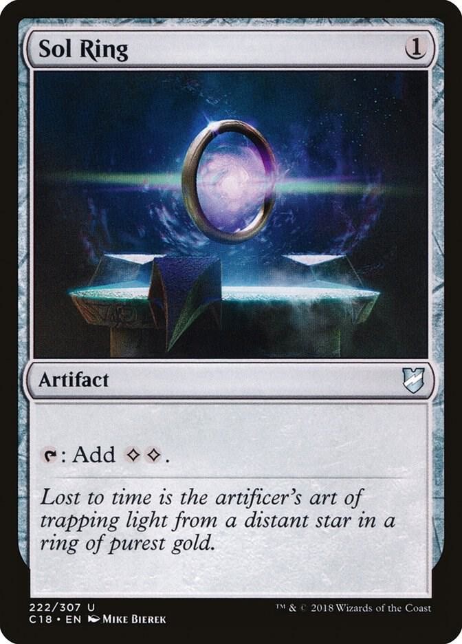 Sol Ring 222 Uncommon Commander 2018 Magic: The Gathering Near Mint
