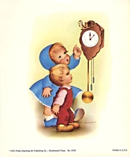 "KIDS AT PLAY"  ~ (1974) ~  *** PRINTS CHARMING #8162 / LITHOGRAPH PRINT *** #13