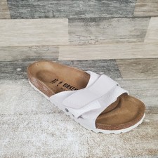 Birkenstock Oita Slide Sandals Womens Sz 6 Narrow Suede Slip On Open Toe