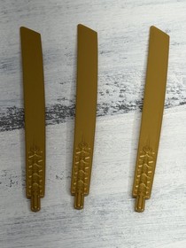 LEGO 6 Ninjago Pearl Gold Golden Dragon Blade 98135 Part 70503 9449 9442