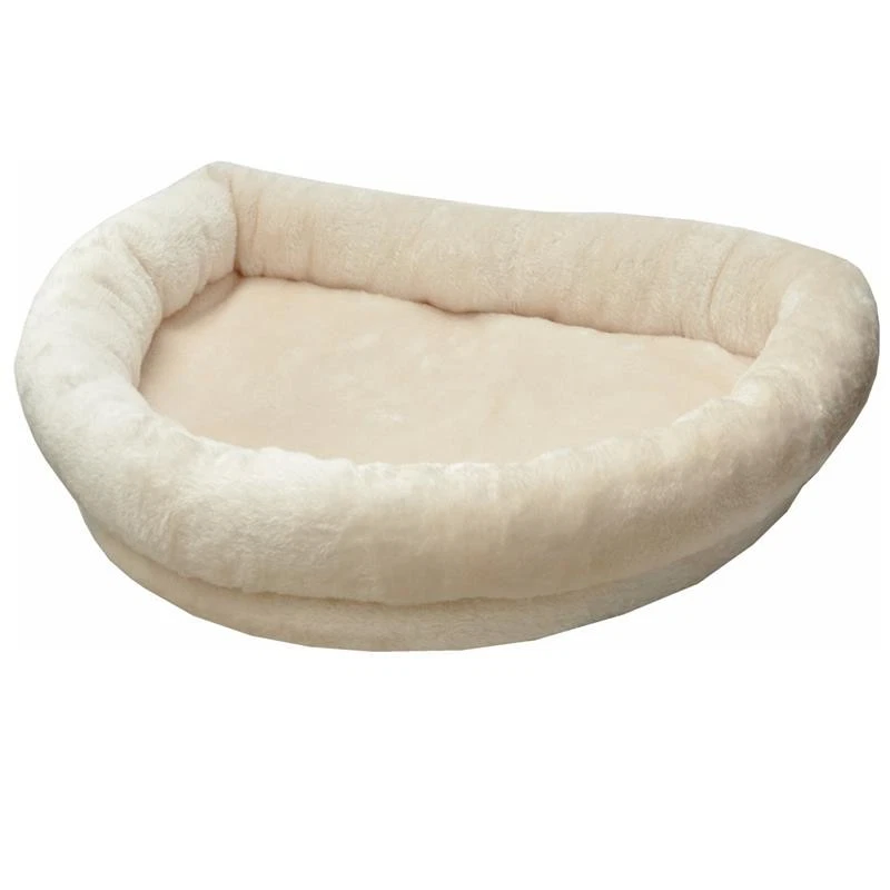 Katzen Fensterliege Katzenbett Fensterbank Fenster Liegekissen 56x45x10 cm beige - Bild 3 von 4