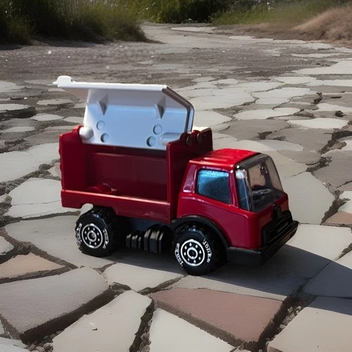 TONKA TINPLATE SHEET METAL TRUCK RED WHITE EXCELLENT CONDITION
