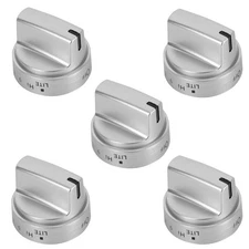 Great Convenience 5PCS Control Knob for GE Gas Range Stove Replacement Part