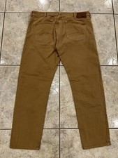 Mens 40X32 Mavi Pants Brown Tan Zach Straight Leg Preppy Stretch Denim Chino