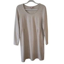 J. Jill Gray Casual Loungewear Shift Dress Size Medium