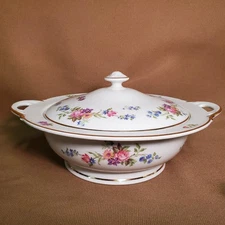 Antique 1918-1929 A. Lanternier France LNT369 -  Covered Dish 9 1/4" - Excellent