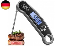 Digitales Fleischthermometer Klappbar – Grillthermometer, Bratenthermometer, K
