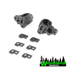 Tekno TKR6553X   Adjustable Ackermann Spindles L/R, EB/ET410 